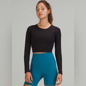 LULULEMON - Ebb to Street Seamless Long Sleeve - size 10
